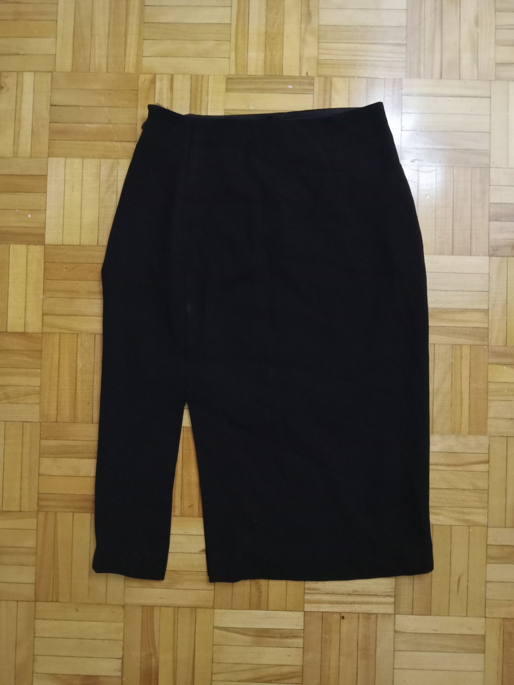 Marciano Black Womenβs Pencil Skirt with Front Slit